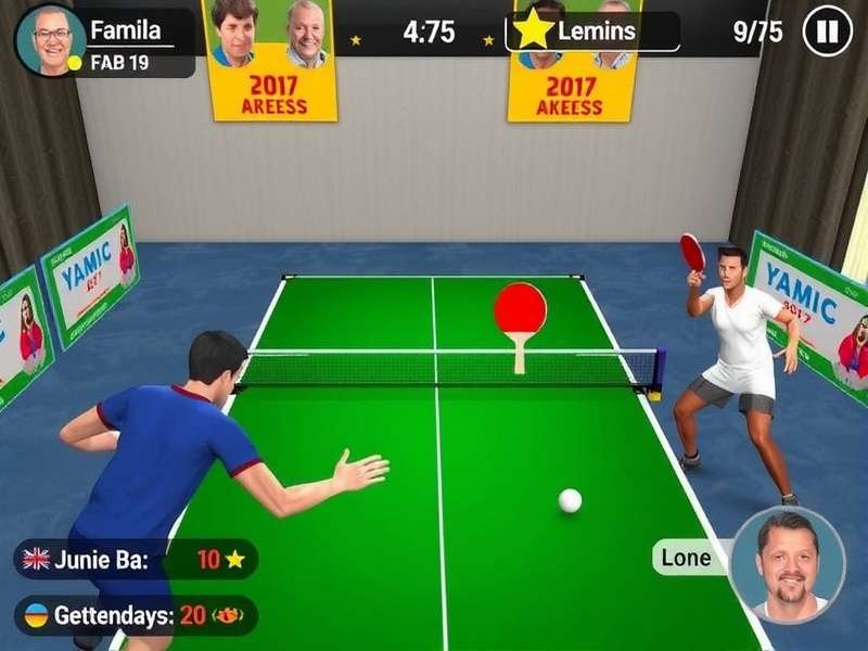 Vande Table Tennis Star Multiplayer Action